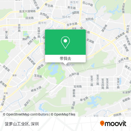 菠萝山工业区地图