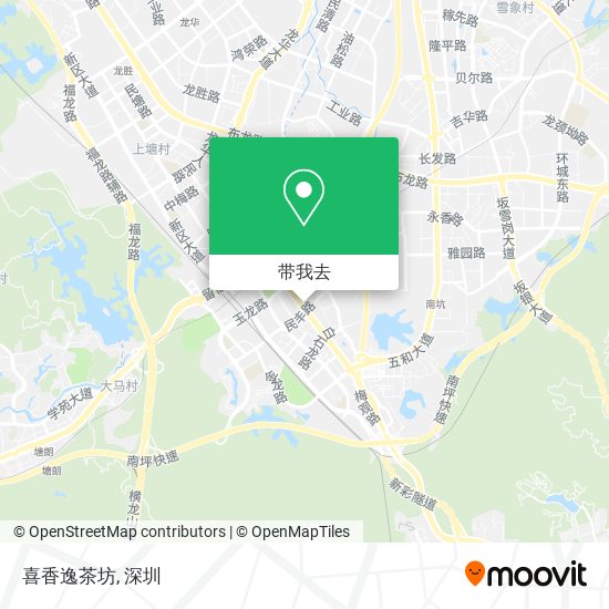 喜香逸茶坊地图