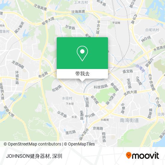 JOHNSON健身器材地图
