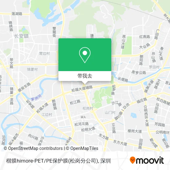 楷膜himore-PET/PE保护膜(松岗分公司)地图