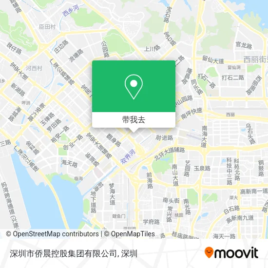 深圳市侨晨控股集团有限公司地图