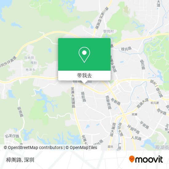 樟阁路地图