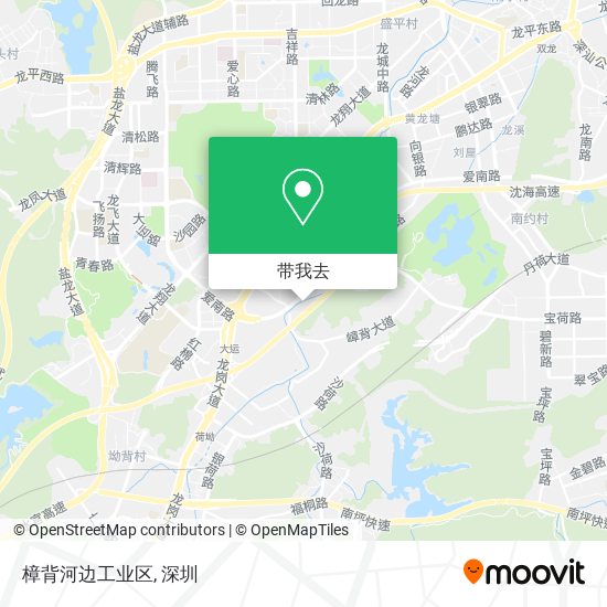 樟背河边工业区地图