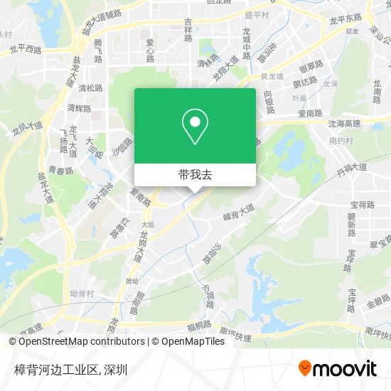 樟背河边工业区地图