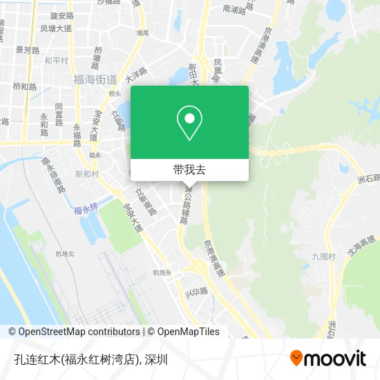 孔连红木(福永红树湾店)地图