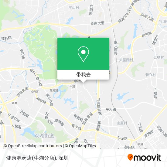 健康源药店(牛湖分店)地图