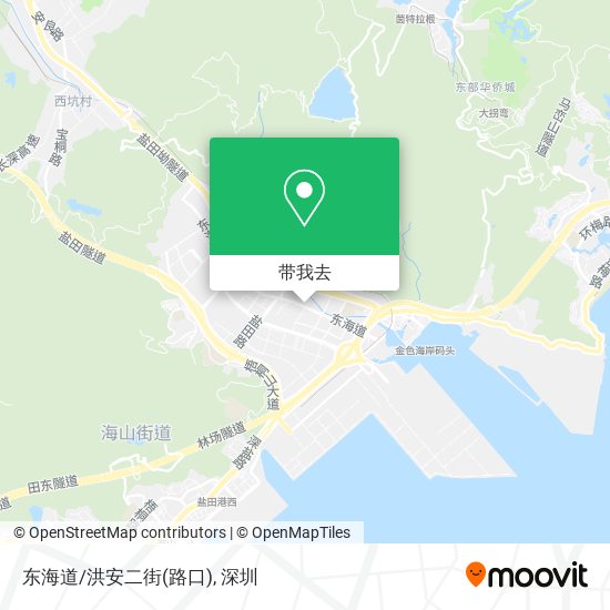 东海道/洪安二街(路口)地图