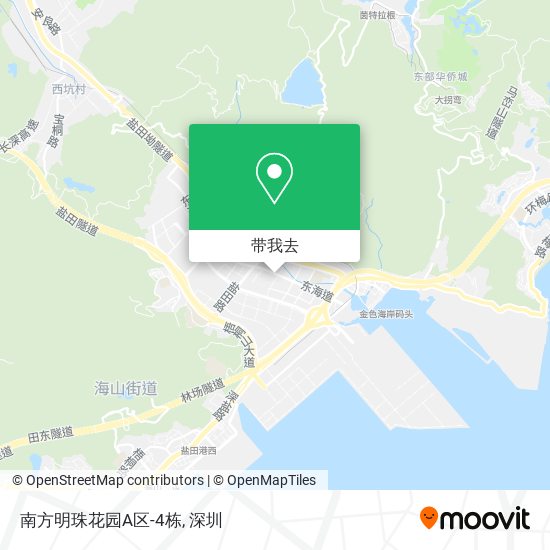 南方明珠花园A区-4栋地图