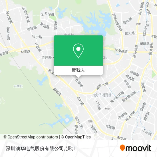 深圳澳华电气股份有限公司地图