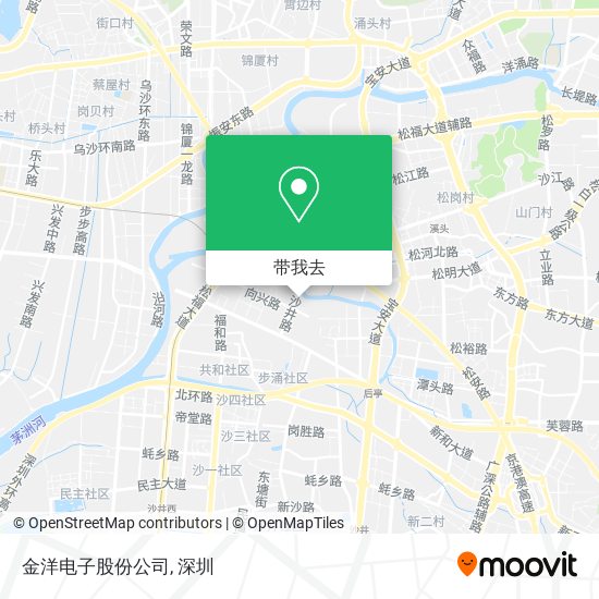 金洋电子股份公司地图