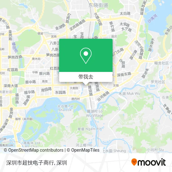 深圳市超技电子商行地图