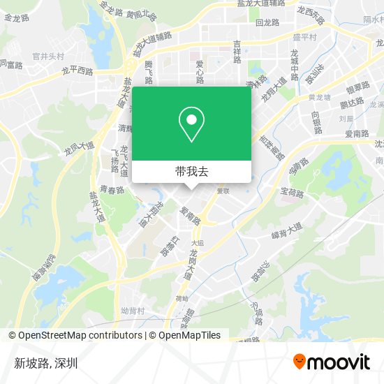 新坡路地图