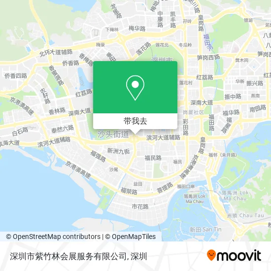 深圳市紫竹林会展服务有限公司地图