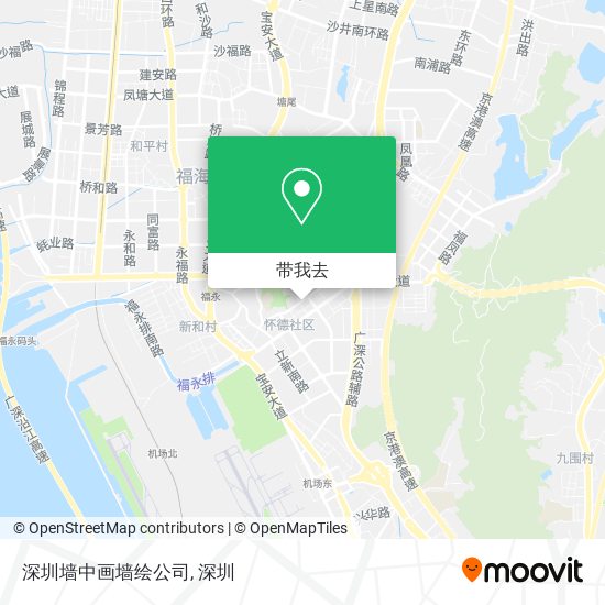 深圳墙中画墙绘公司地图