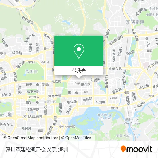 深圳圣廷苑酒店-会议厅地图