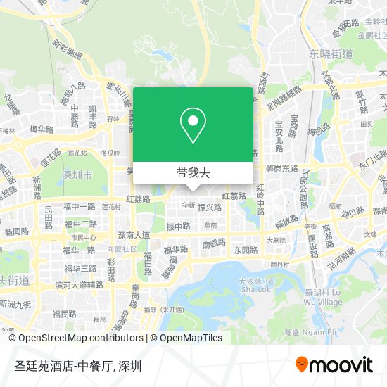 圣廷苑酒店-中餐厅地图