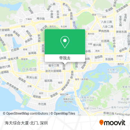 海天综合大厦-北门地图