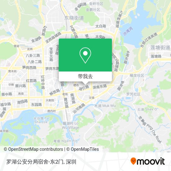 罗湖公安分局宿舍-东2门地图