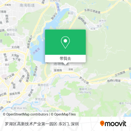 罗湖区高新技术产业第一园区-东2门地图