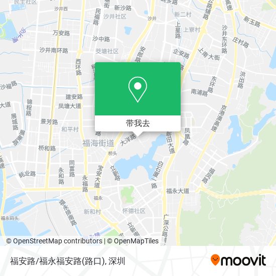 福安路/福永福安路(路口)地图