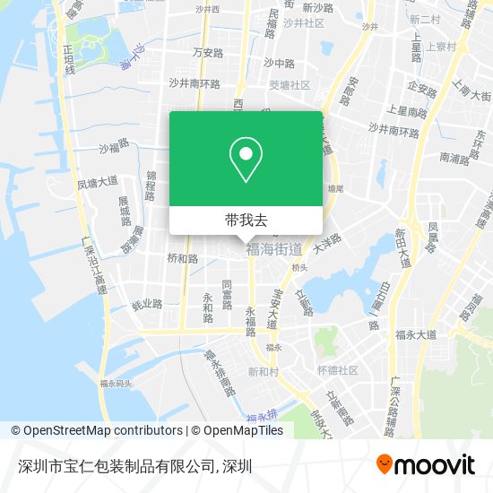 深圳市宝仁包装制品有限公司地图