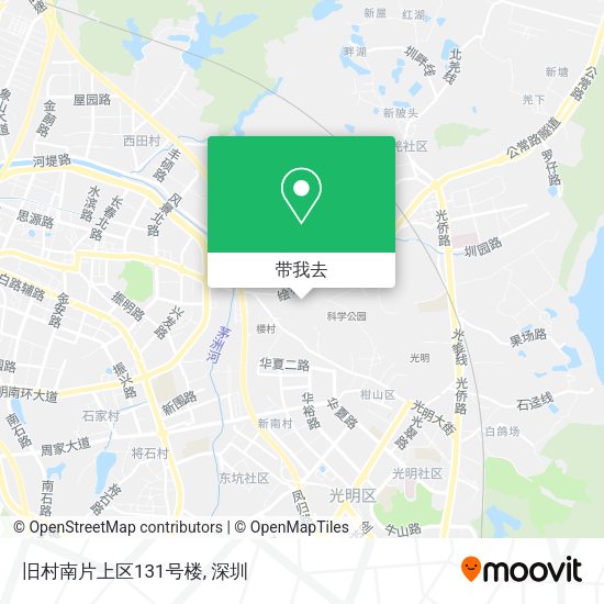 旧村南片上区131号楼地图