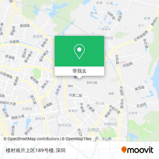 楼村南片上区189号楼地图