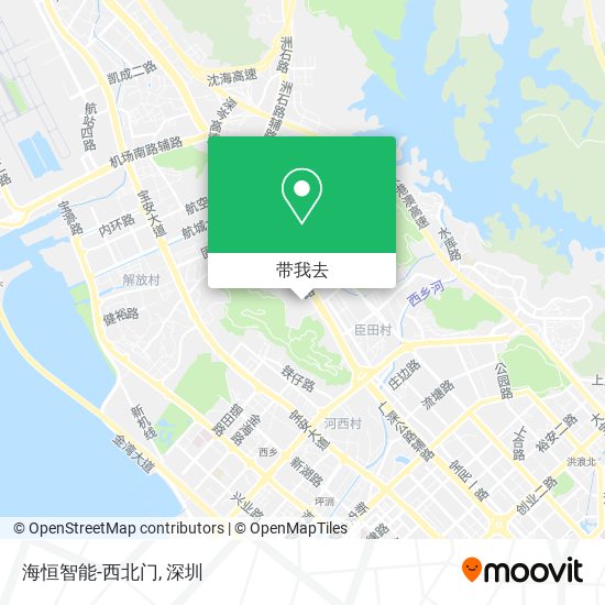 海恒智能-西北门地图