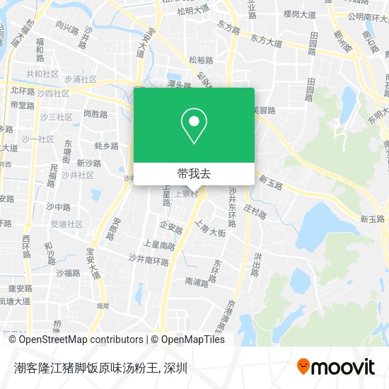 潮客隆江猪脚饭原味汤粉王地图