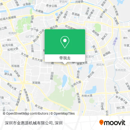 深圳市金惠源机械有限公司地图