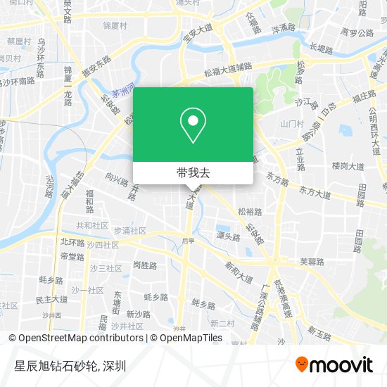 星辰旭钻石砂轮地图