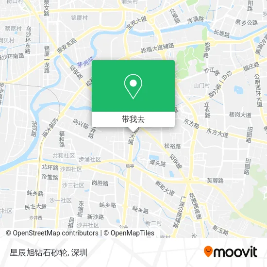 星辰旭钻石砂轮地图
