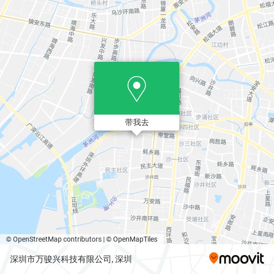 深圳市万骏兴科技有限公司地图