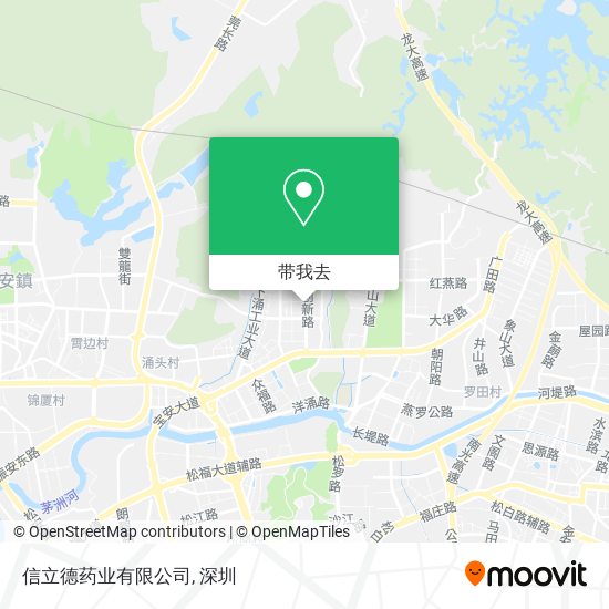 信立德药业有限公司地图