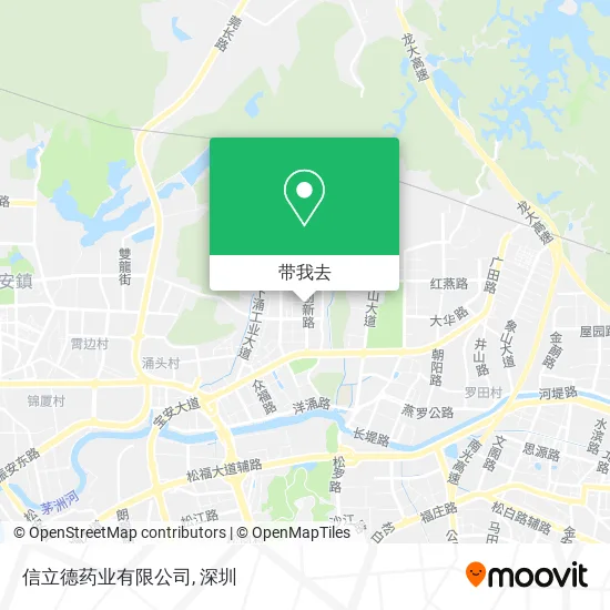 信立德药业有限公司地图