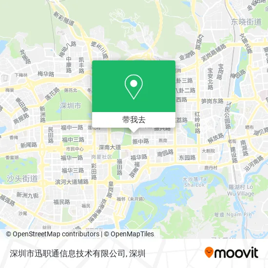 深圳市迅职通信息技术有限公司地图