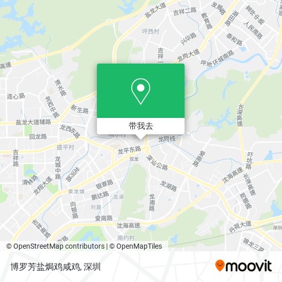 博罗芳盐焗鸡咸鸡地图
