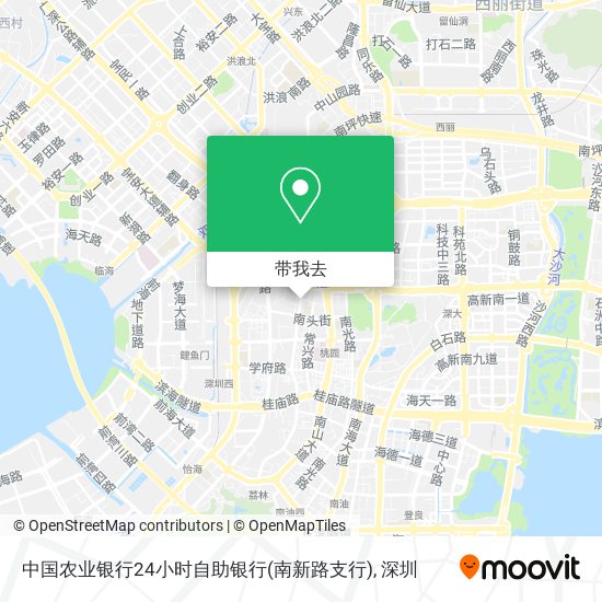 中国农业银行24小时自助银行(南新路支行)地图