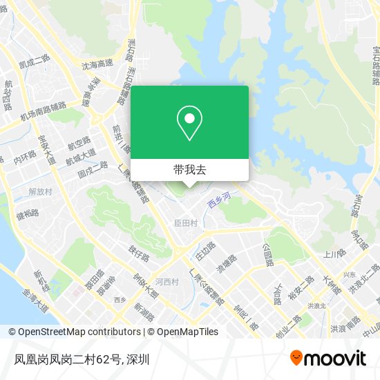 凤凰岗凤岗二村62号地图