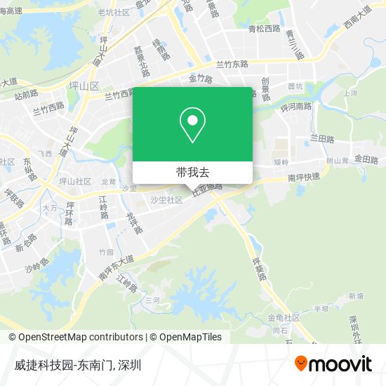 威捷科技园-东南门地图