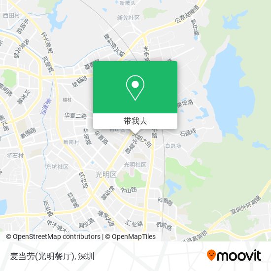 麦当劳(光明餐厅)地图