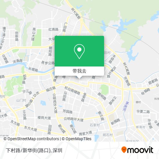 下村路/新华街(路口)地图