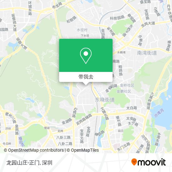 龙园山庄-正门地图