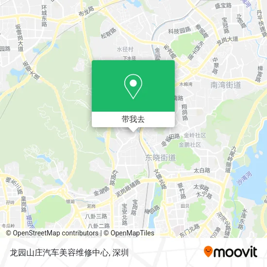 龙园山庄汽车美容维修中心地图