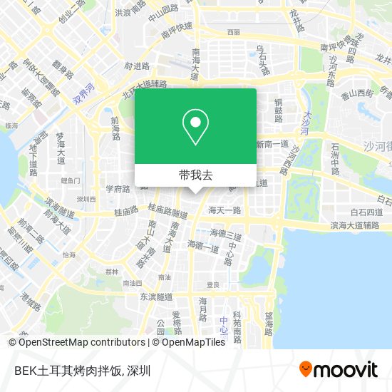 BEK土耳其烤肉拌饭地图