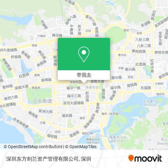 深圳东方剑兰资产管理有限公司地图