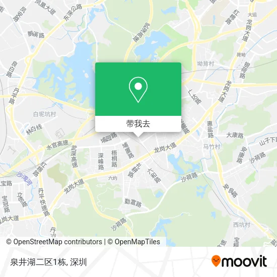 泉井湖二区1栋地图