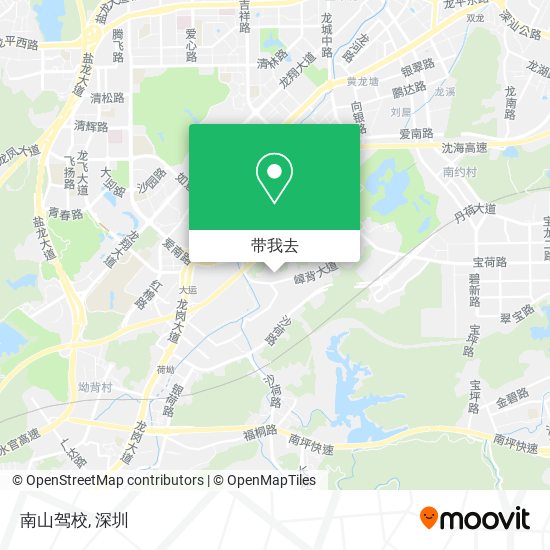 南山驾校地图