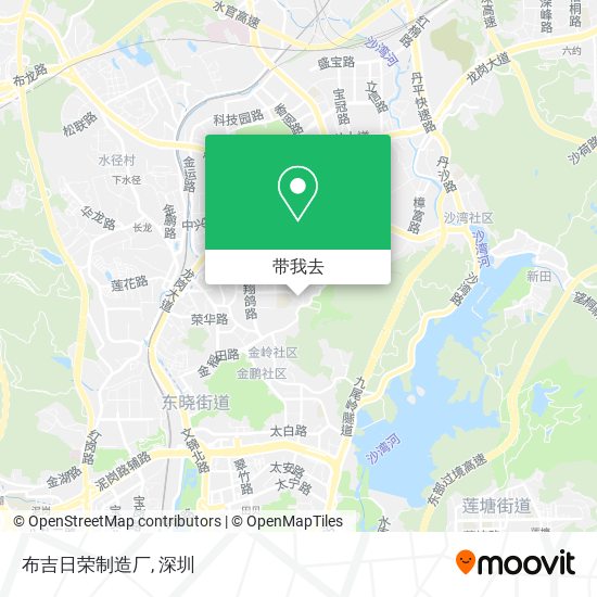 布吉日荣制造厂地图