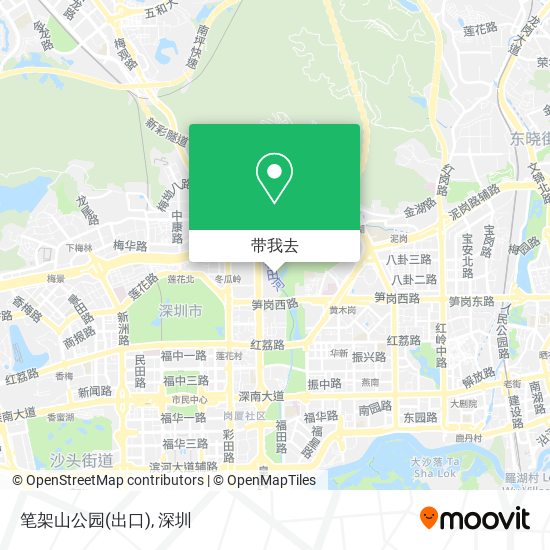 笔架山公园(出口)地图